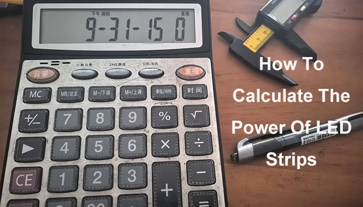 How to calculate the power of LED strips