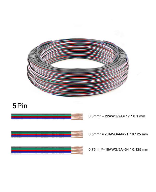 5PIN Extension LED Cable