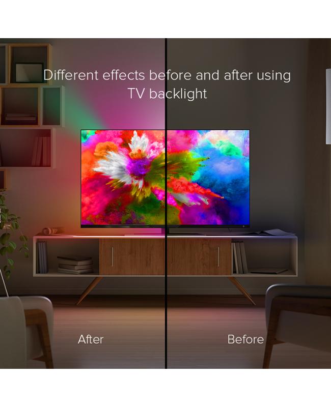 WiFi WS2812B TV Ambient Light Kit Supports Music & Voice