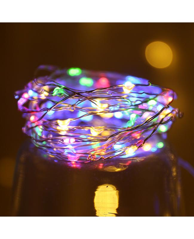 Cell Battery Powered Copper LED Fairy Lights