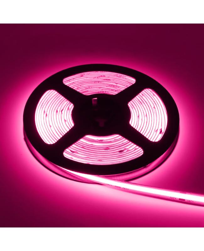 Pink COB LED Light Strips