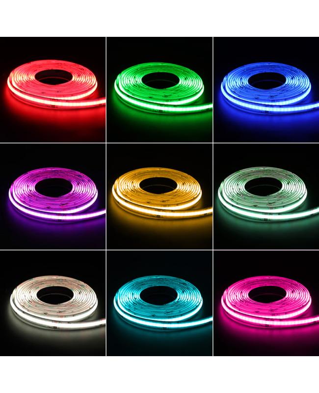 Color changing COB LED Strips