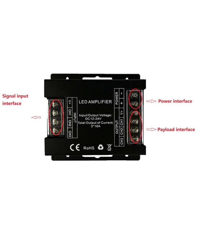 DC12V 24V 30A RGB LED Amplifier