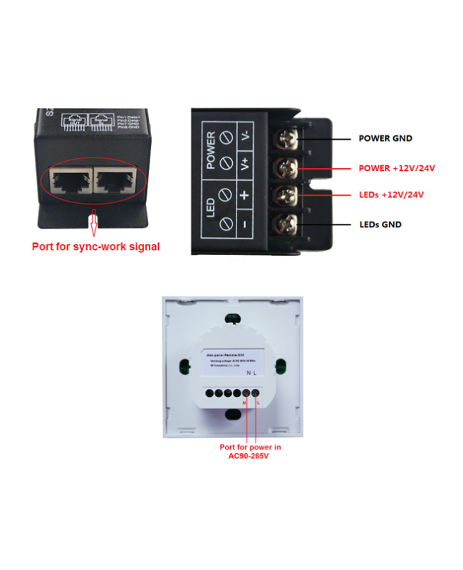 RF SYNC LED Dimmer