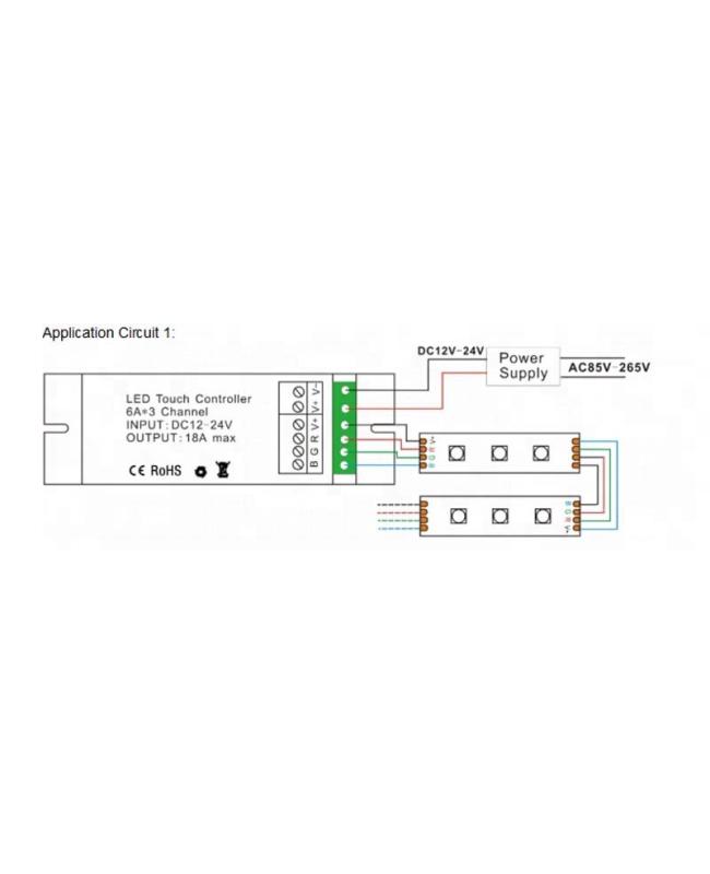 RGB LED Touch Controller