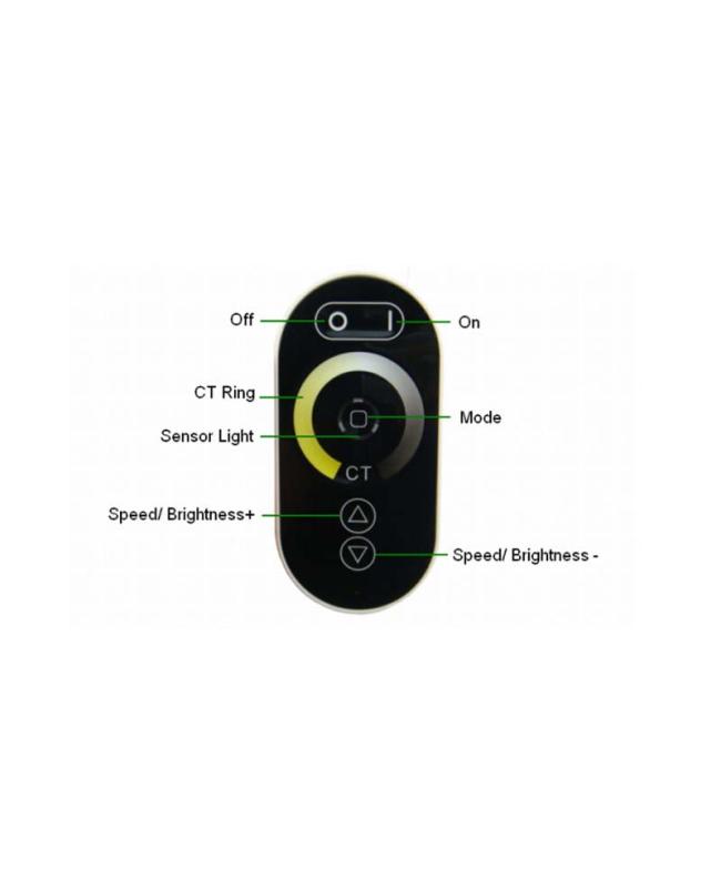 Remote Light Controller With Touch Remote Control