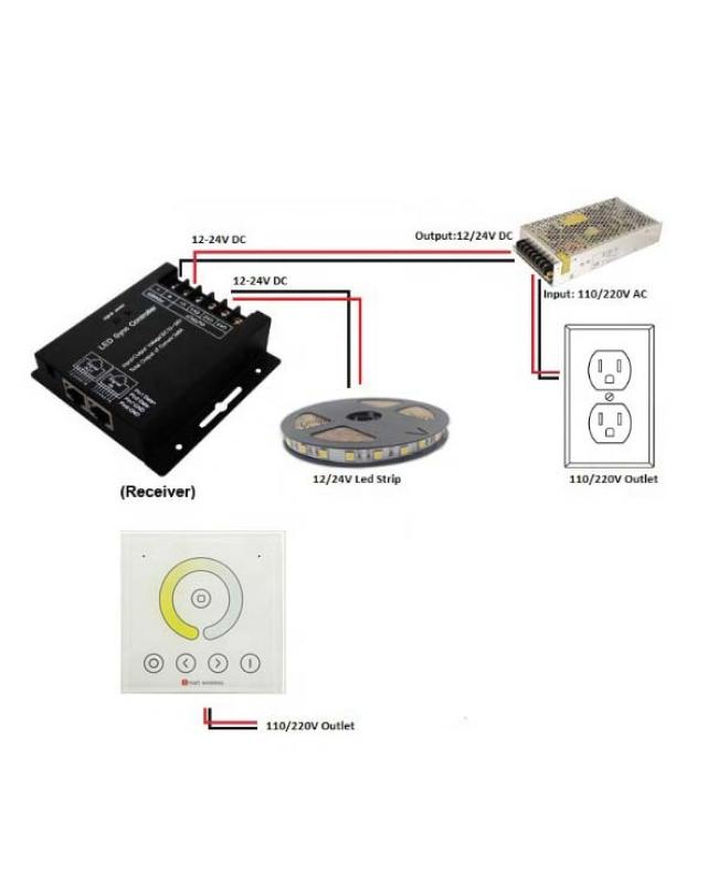 Sync DC12V-24V CCT LED Controller