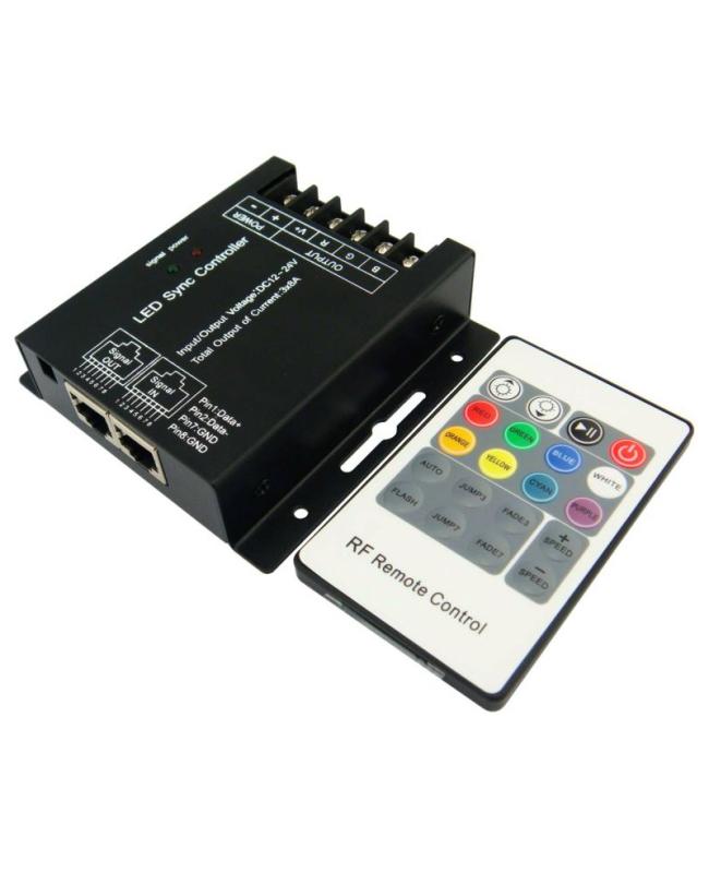 720W 3CHs RGB Light Controller With 20 Keys RF Remote Control