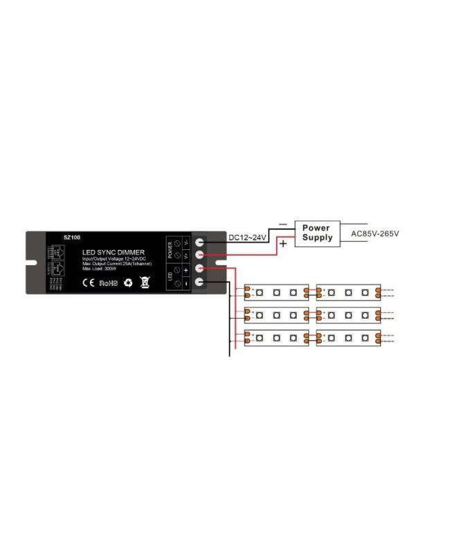 How To Connect LED Strips To Single Color LED Dimmer