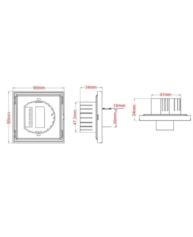 knob dimmer switch for led