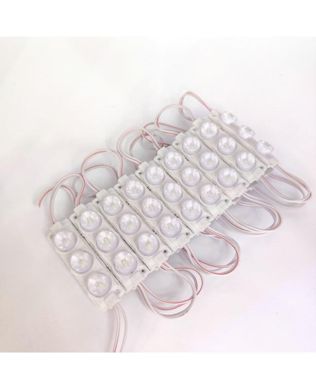 white waterproof light 3 led modules