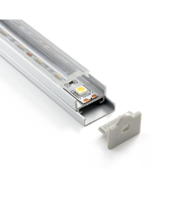 U Shape LED Strip Profiles With 45° Lens