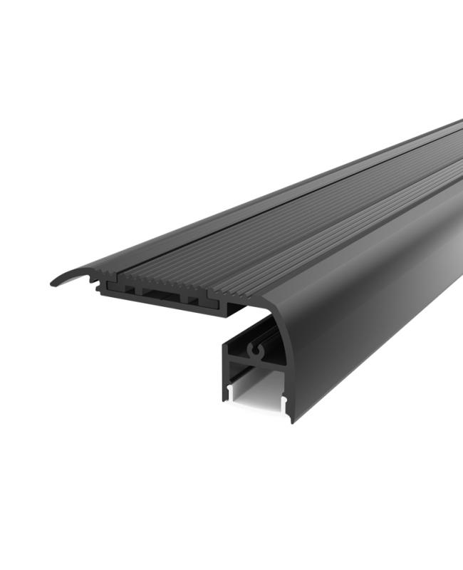 Black Aluminium LED Channel