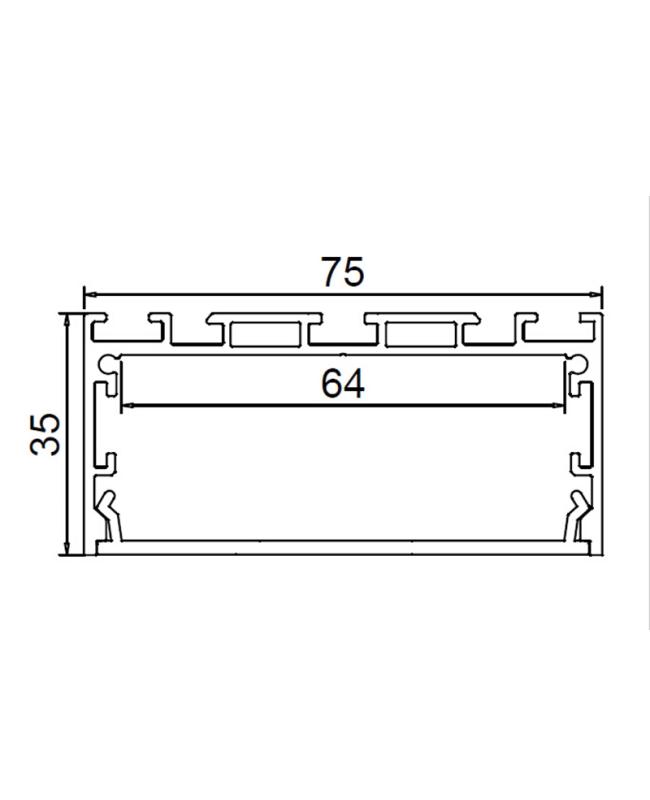 led profile surface mount