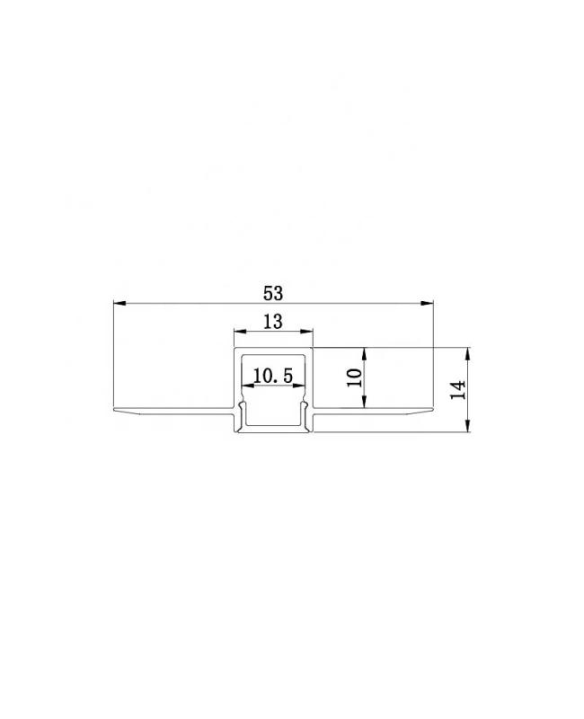 LED Drywall Channel Size