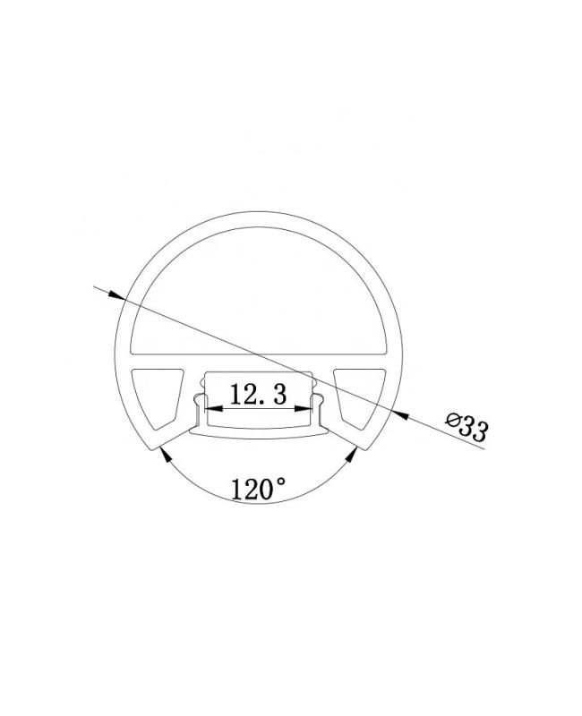 Wardrobe LED Profile Size