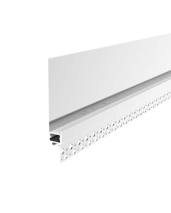 Trimless Recessed Gypsum LED Profile For Indirect Lighting