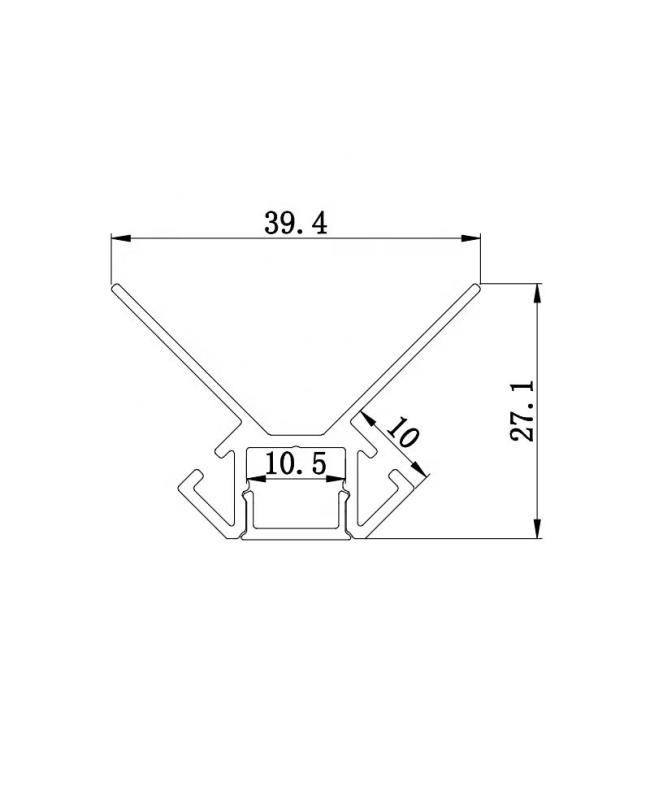 Corner Marble LED Profiles Size