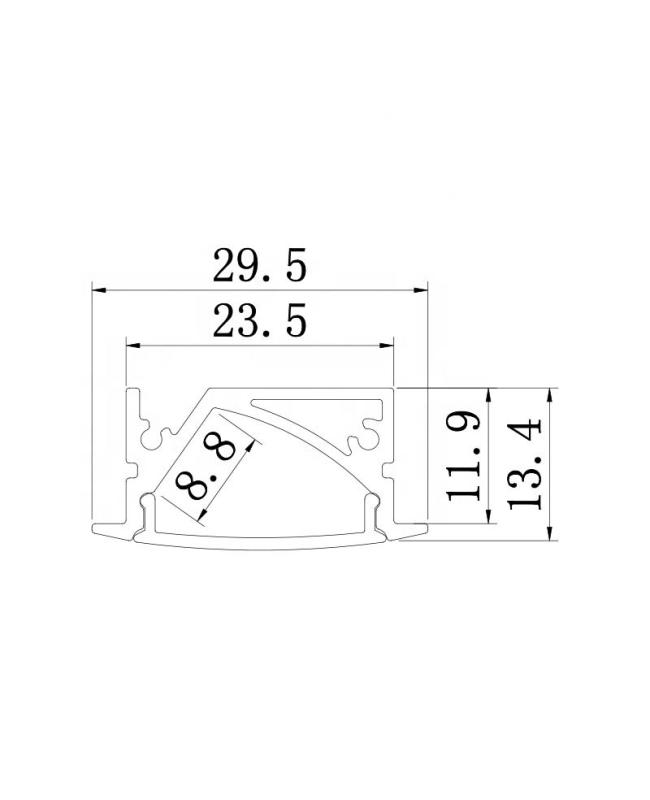 led tape extrusions diffusers