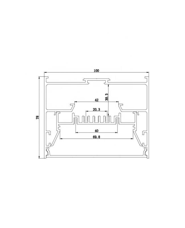 Wide Aluminum LED Profile