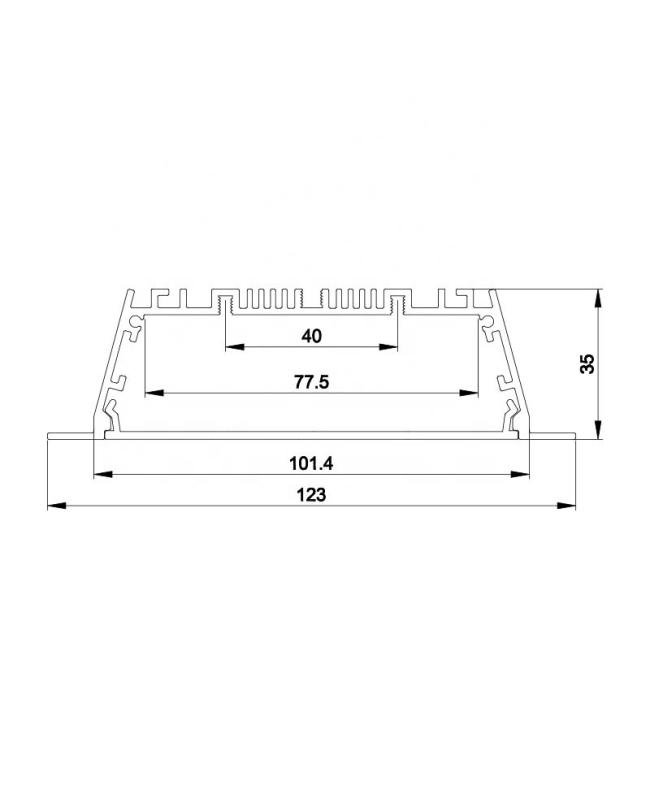 led aluminum case