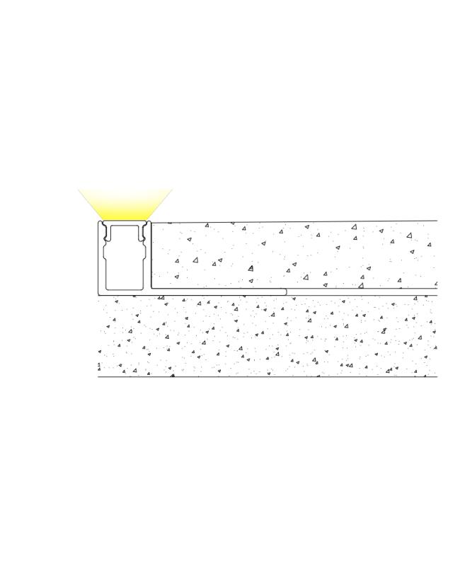 recessed led tape profile