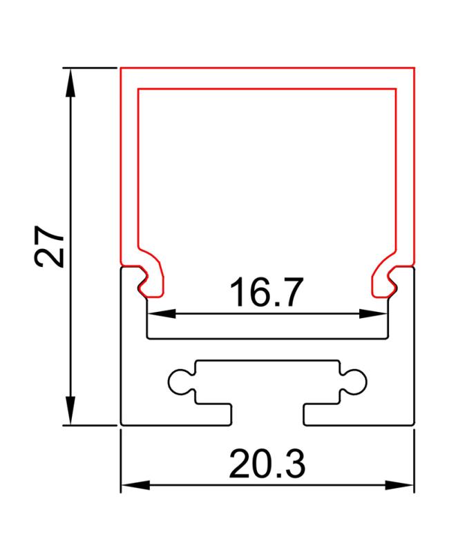 aluminium channel for led strip lighting