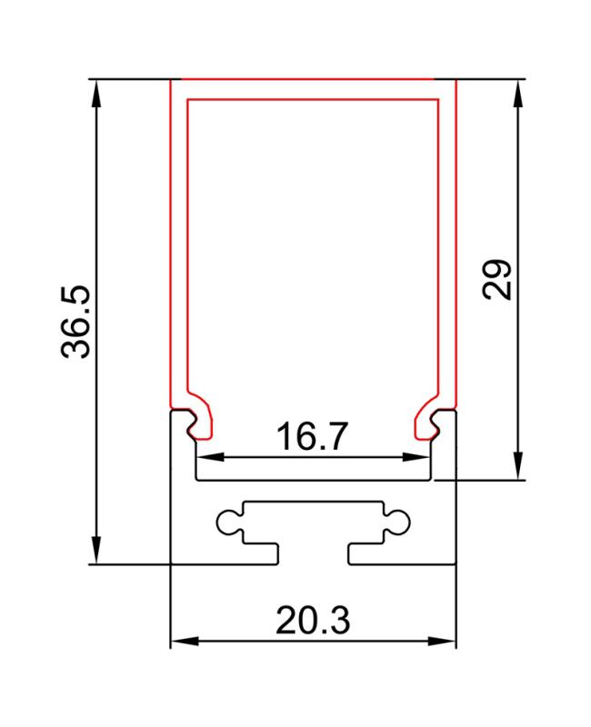 led strip light aluminium channel