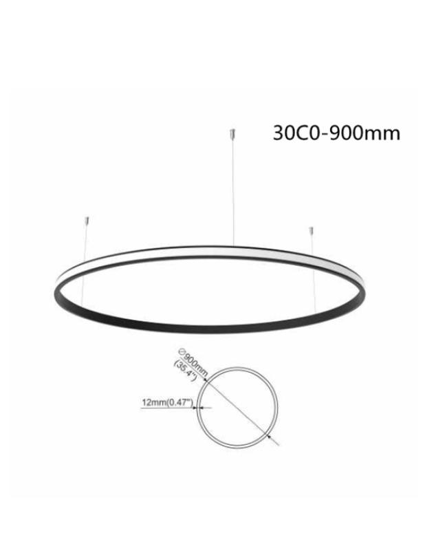 Circular LED Housing