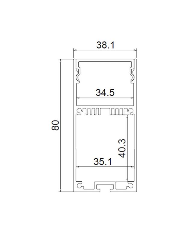 Pendant Aluminium Profile Light