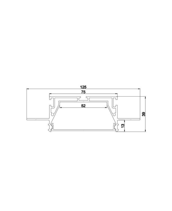  Recessed LED Light Profile