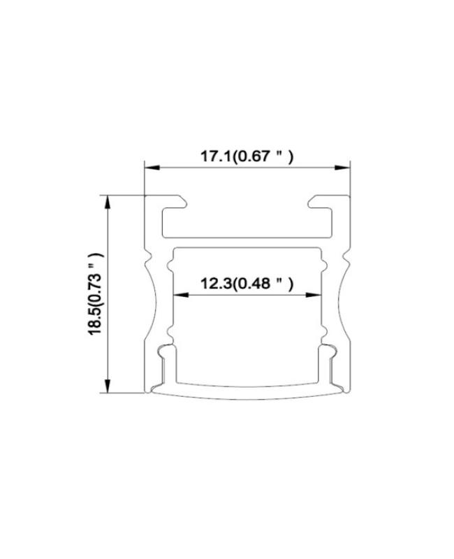 Surface Mounted LED Light Profiles