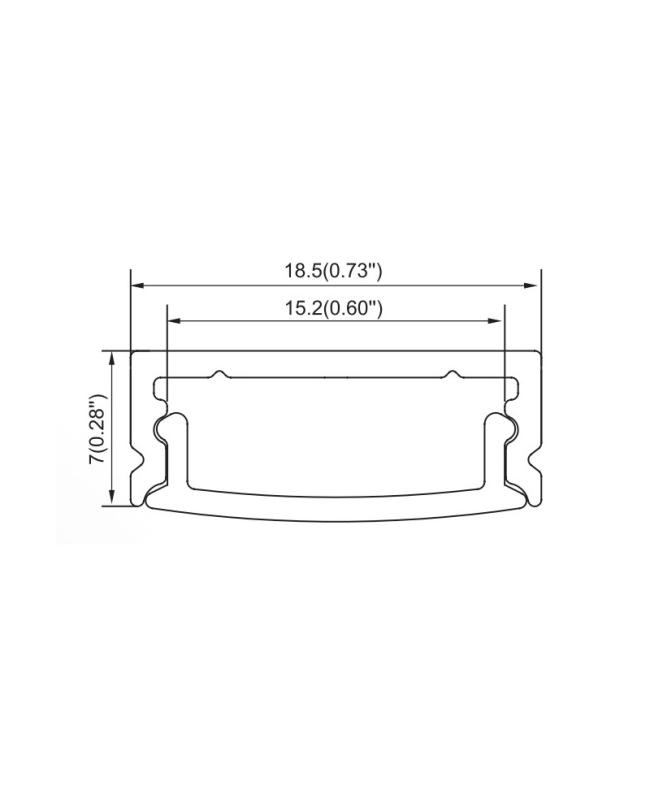 LED Rope Light Channel Size