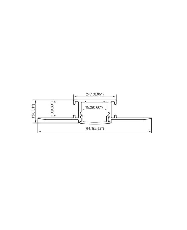 aluminum LED strip light channels