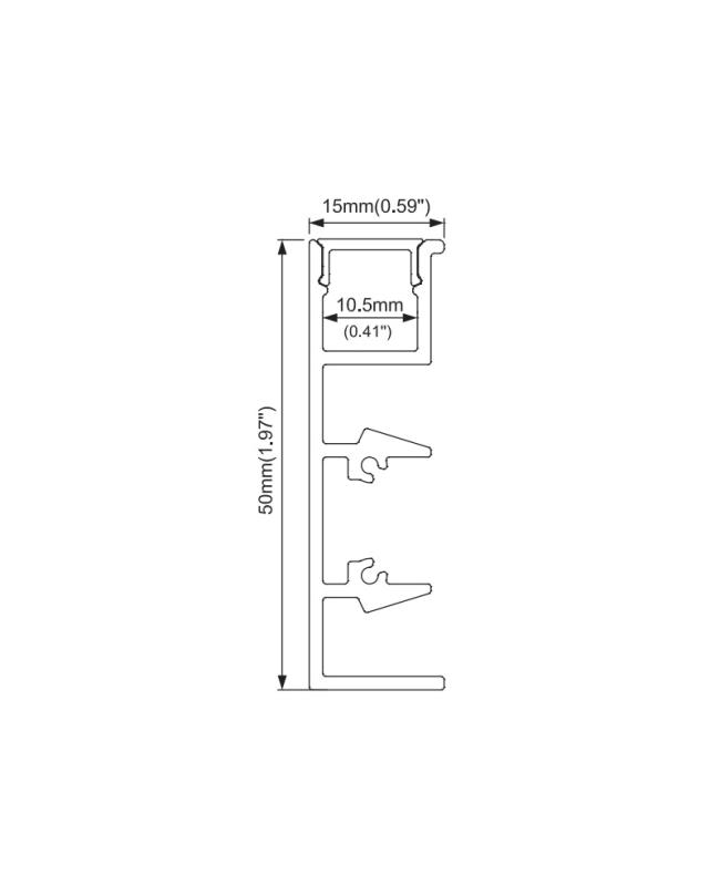 led light strip holder