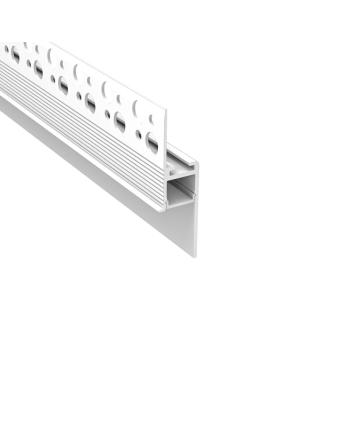 Trimless Aluminum Wall Skirting Board LED Channel