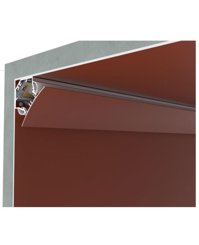 Corner Mounted LED Valance Extrusion