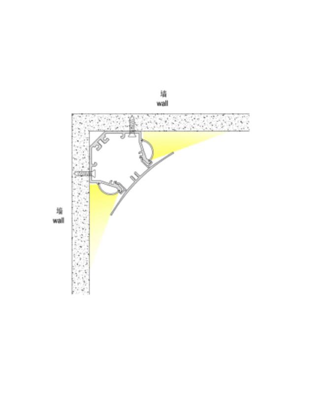 Valance Lighting Profile Ceiling