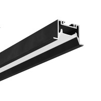 Recessed Ceiling LED Light Channel With Regressed Cover Design