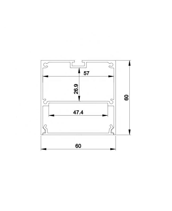 LED Aluminium Profile Size