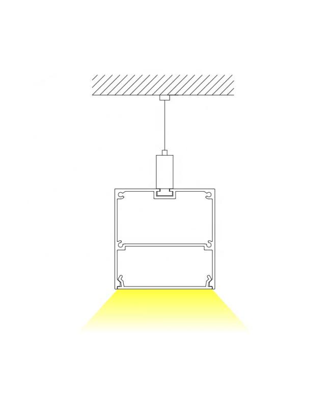 Pendant LED Strip Aluminium Profile