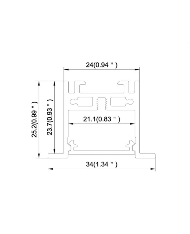 LED Light Channel Diffuser