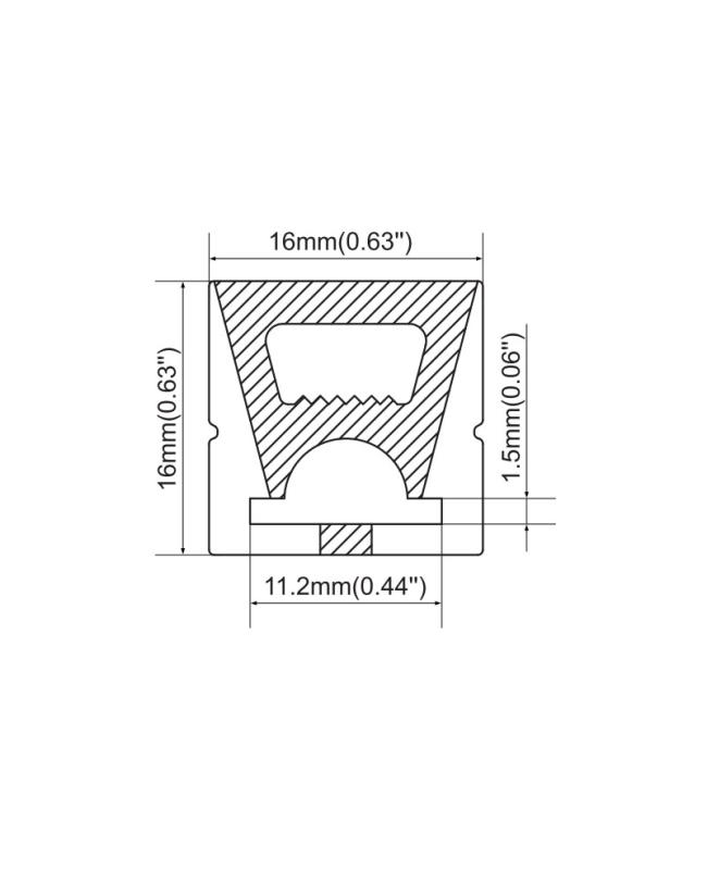 Bendable Surface Mounted LED Profile