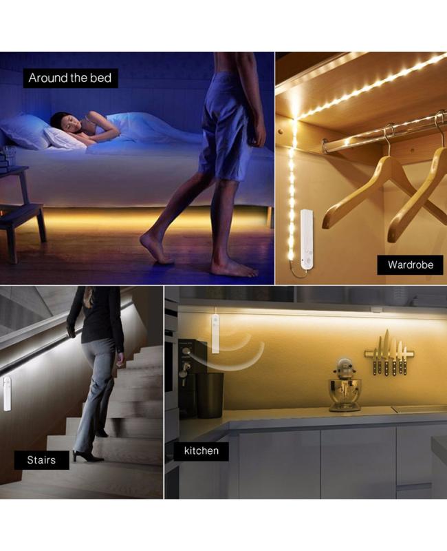 led light strips with sensor