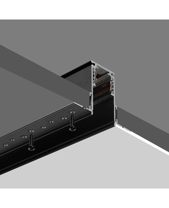 Plastering Flush Mounted Magnetic Rail Track Lighting Channels