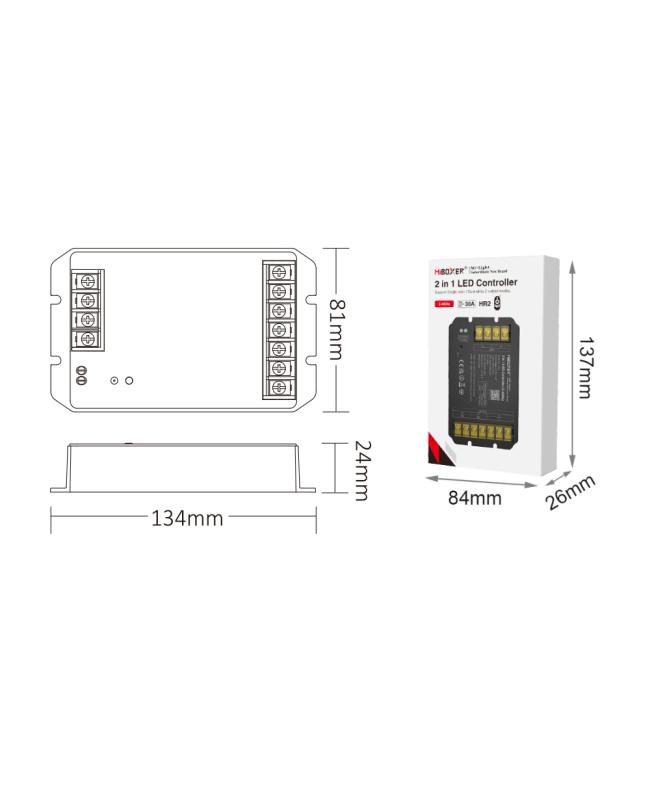 2 In 1 LED 12V Dimmer