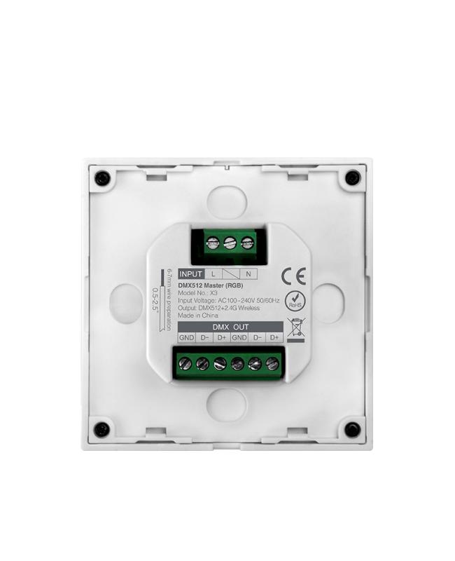 dmx wall plate controller