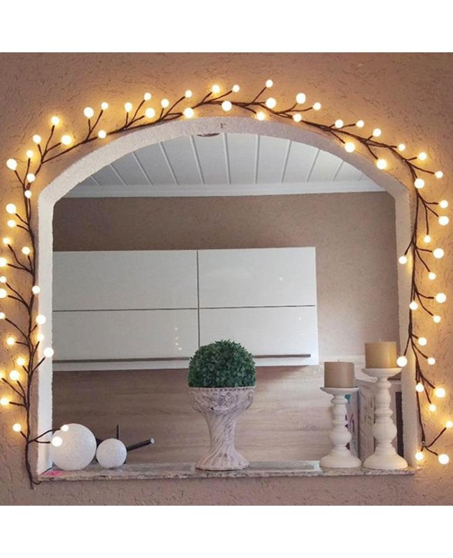 2.5M 72LEDs Ball Style Outdoor Christmas Lights