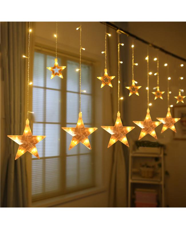 led curtain lights bedroom