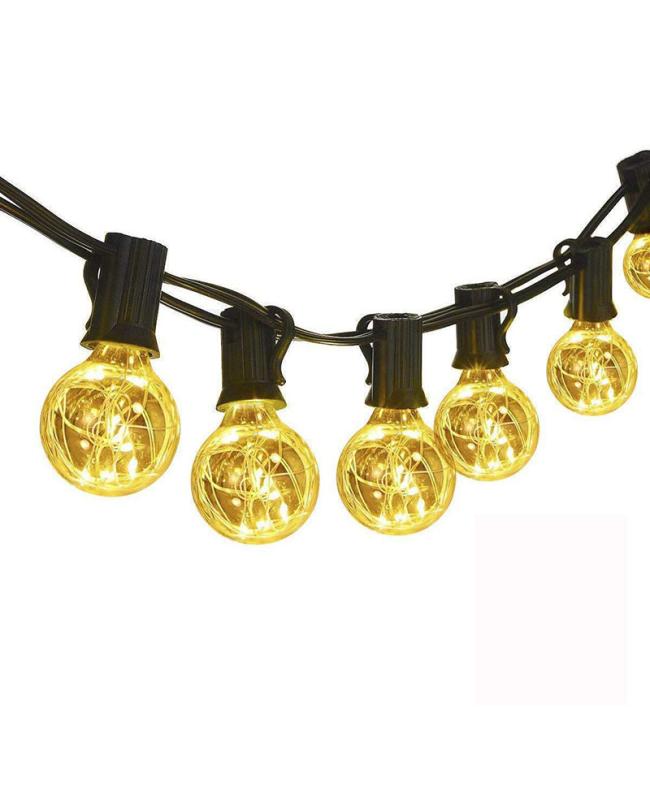 Copper Wire G40 LED Patio String Light